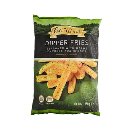 Giney's dipper fries enrobés aux herbes 750g