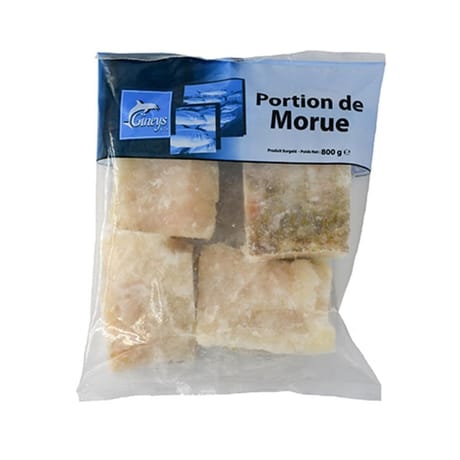 Giney's morue déssalée tranchée 800g