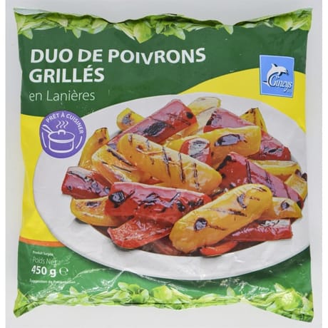Giney's duo de poivrons grilles 450g