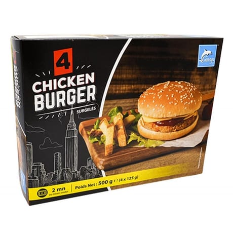 Giney's 4 chicken burger 500g