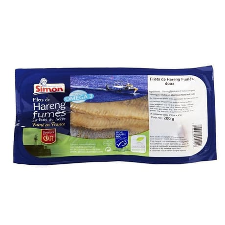 Simon Hareng fumé doux sous vide 200g Saveur en or
