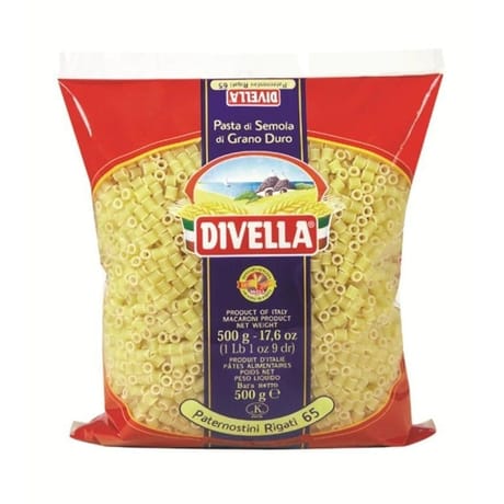 Divella Pâtes paternostini rigati n° 65 - 500g