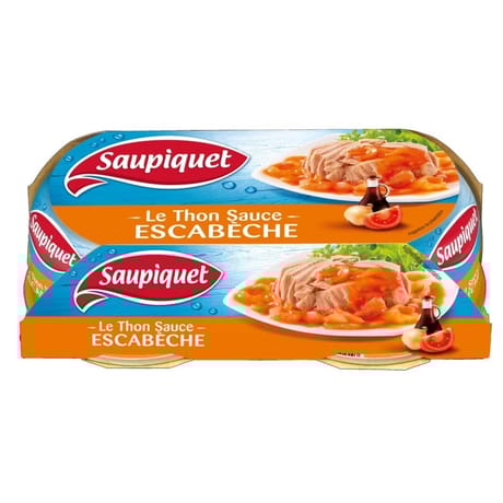 Saupiquet thon sauce à l'escabèche 135gx2