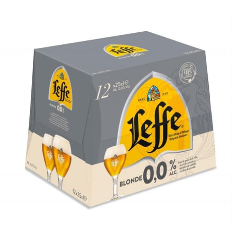 Leffe blonde 12x25cl 0.0%vol