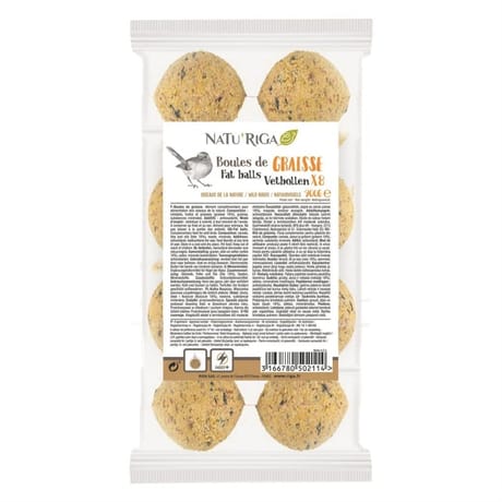 Naturiga boules de graisse sans filet x8
