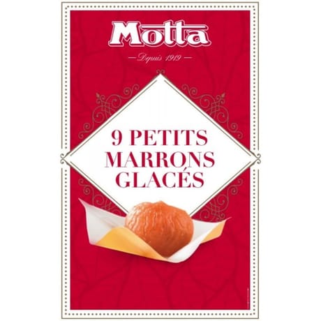 Motta sachet 9 petits marrons 117g