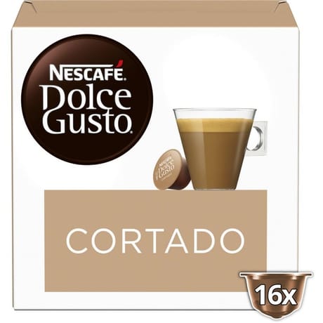 Nescafé Dolce Gusto espresso macchiato cortado 16 capsules café 100g