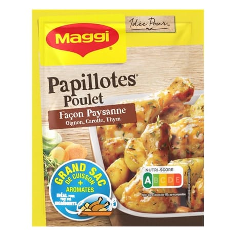 Maggi papillote petit mijoté façon paysanne 32g