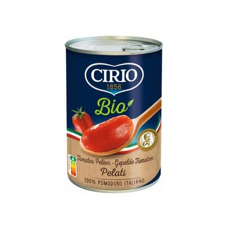 Cirio Tomate pelées bio 400g