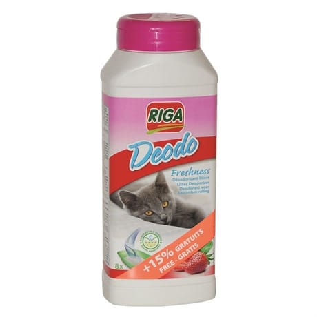 Riga déodo désodorisant litière fraises 750g+15% offert