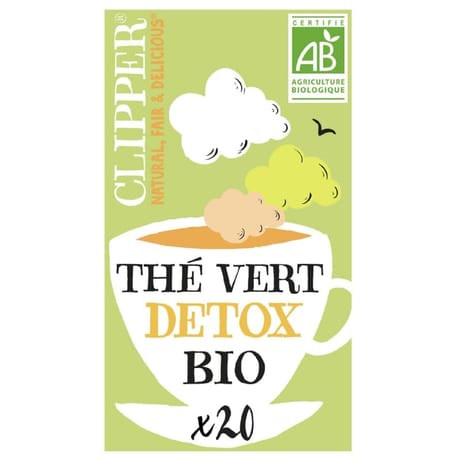 Clipper thé vert détox bio 40g