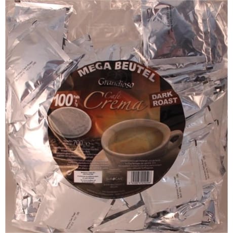 Grandioso Dark Roast café en dosette X 100 700g