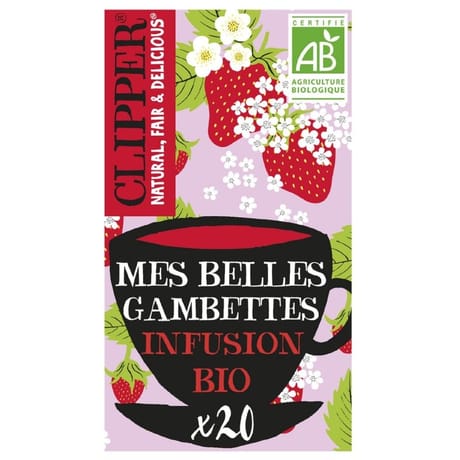 Clipper infusion mes belles gambettes bio 40g