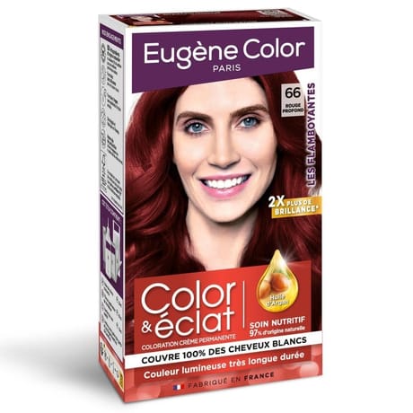 Eugene color coloration crème permanente 66 rouge profond