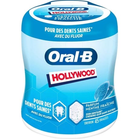 Hollywood bottle oral b menthe fraiche 76,5g