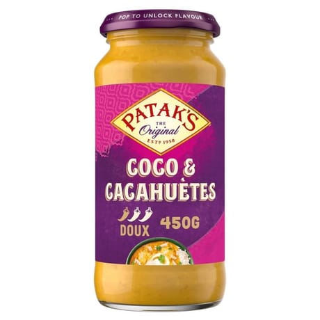 Patak's sauce coco cacahuète 450g