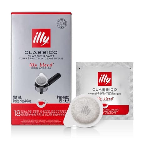 Illy espresso classique 18 monodoses ese 95g