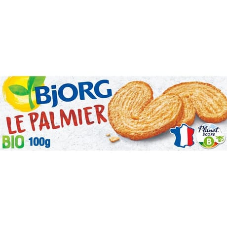 Bjorg biscuits palmier bio 100g