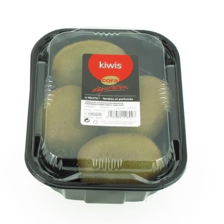 Cora dégustation kiwi barquette de 4 fruits
