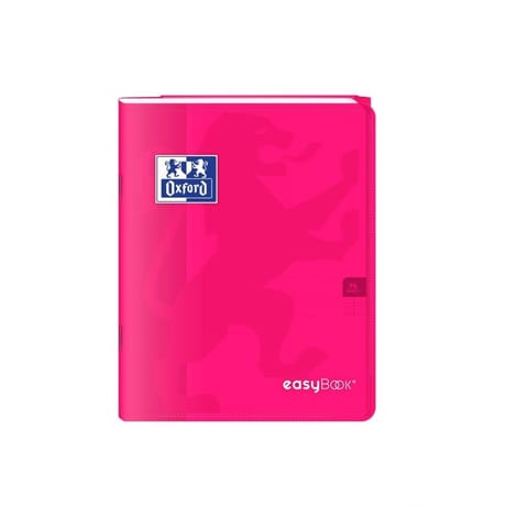 Easybook cahier agrafé 17x22 cm 96 pages 90 grammes seyes rose