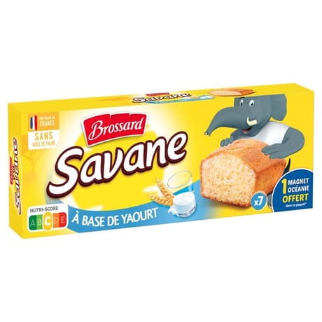 Brossard savane pocket yaourt x7 210g