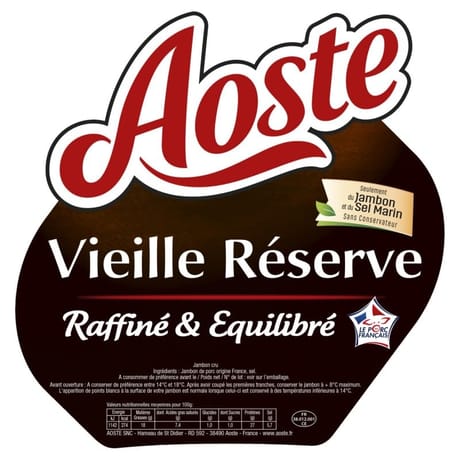Jambon cru vieille réserve vpf nature