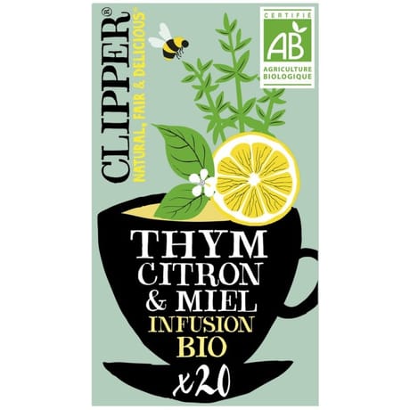 Clipper infusion thym citron bio 32g