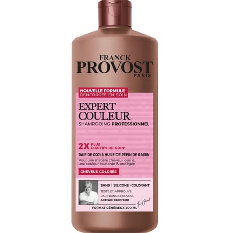 Franck provost expert couleur shampooing professionnel cheveux colorés 500ml
