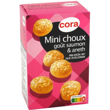 Cora mini choux goût saumon et aneth  60g
