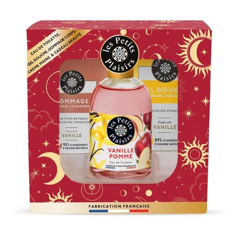 Les petits plaisirs coffret 5 produits vanille pomme