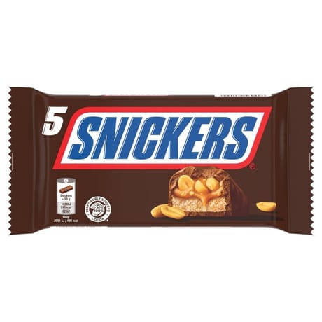 Snickers barre x5 - 250g