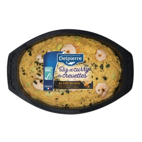 Riz et curry de crevette lait de coco asc