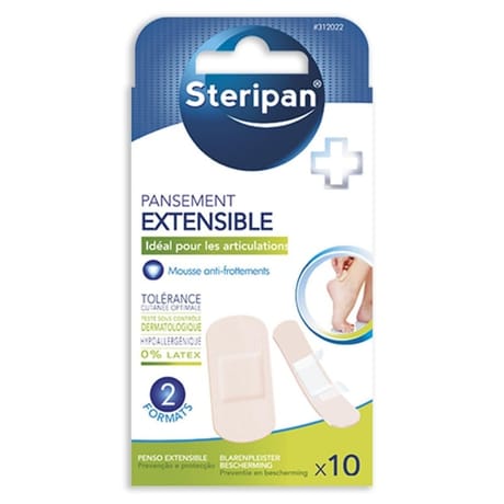 Steripan pansements protecteurs ampoules 2 formats x10