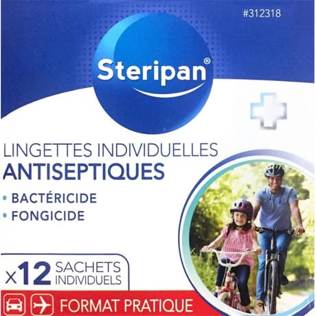 Steripan lingette individuelle antiseptique x12