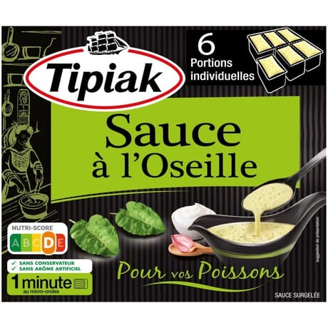 Tipiak sauce à l'oseille x6 300g