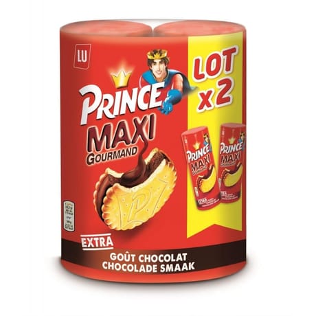 Lu prince maxi chocolat 2x250g