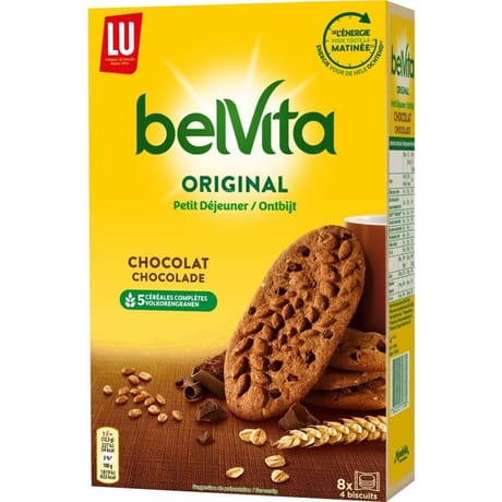 Lu belvita chocolat et céréales 400g