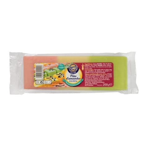 Sainte lucie pâte d'amandes tricolore 200g