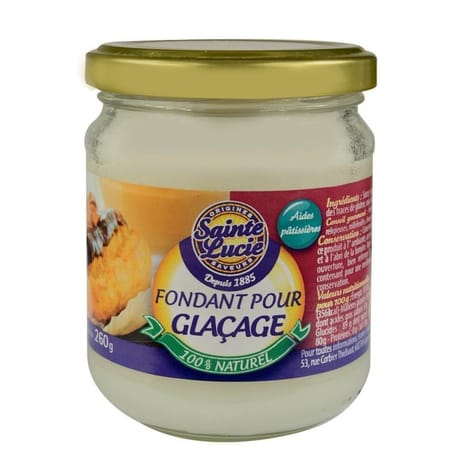 Sainte lucie Fondant blanc pour glaçage 260g