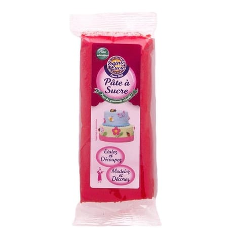 Sainte lucie pâte à sucre rose 100g