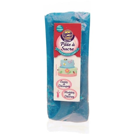 Sainte lucie pâte à sucre bleue 100g