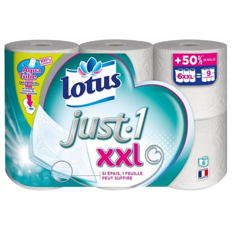 Lotus just xxl 6=9 rouleaux