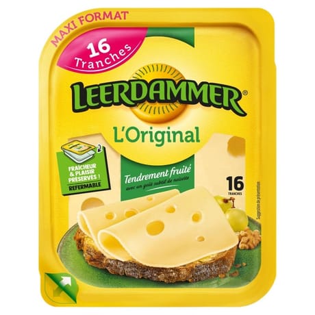 Leerdammer original 16 tranches 400g