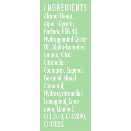 Williams parfum liquide vert savane 100ml
