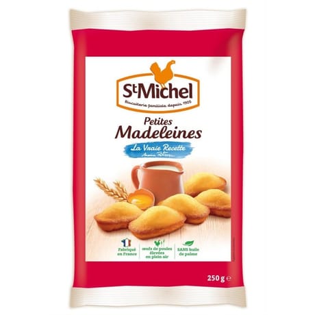St Michel madeleines coquilles aux oeufs frais 250g