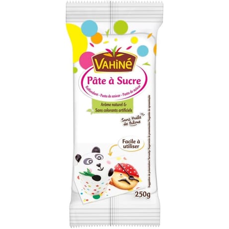 Vahiné pâte à sucre blanche 250g