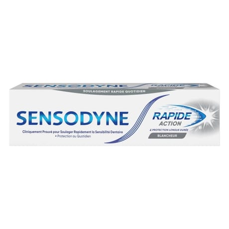 Sensodyne dentifrice rapide action blancheur 75ml