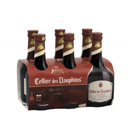Cellier des dauphins prestige igp mediterranee rouge 13 ° 6x25cl