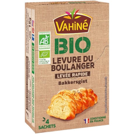 Vahiné levure du boulanger bio 18g