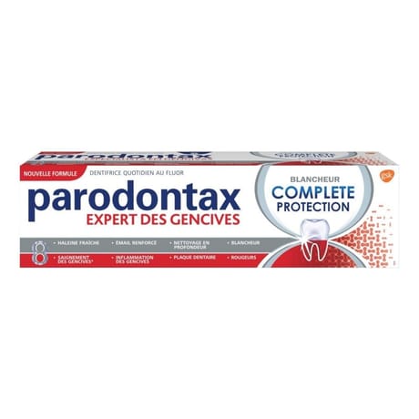 Parodontax dentifrice complete protection blancheur 75ml